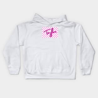 Taylor Checkerboard (Lover) Kids Hoodie